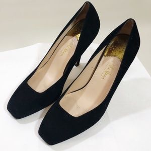 Cole Haan Nine Air Suede Pumps Black sz 9